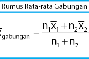 Cara Mencari Rata Rata Gabungan