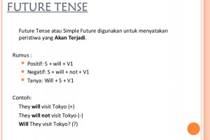 Yuk Simak Jenis Dan Contoh Kalimat Future Tense