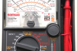Cara Membaca Amperemeter, Voltmeter dan Multimeter Analog