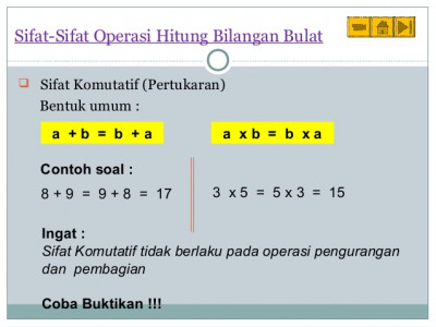 Materi Sifat Sifat Operasi Hitung Matematika Beserta Contoh Soal