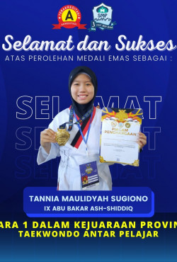 Juara 1 Taekwondo Antar Pelajar 2022