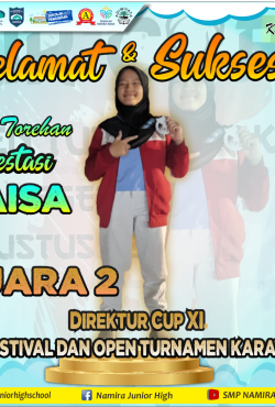 Juara 2 Direktur Cup XI Festival dan Open Turnament Karate Se-Jawa Timur