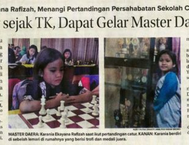 Turnamen Sparring Berhadiah di Sekolah Catur Binaan FM Ahmad Ismail di Malaysia