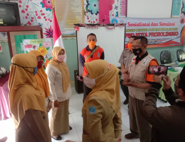 Sosialisasi dan Simulasi Tanggap Bencana Alam dan Non Alam Bersama BPBD Kota Probolinggo