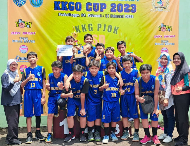 Tim Basket Keluar Sebagai Runner Up dalam KKGO Cup 2023 Kota Probolinggo