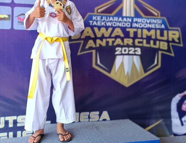 Siswa SD Negeri Sukabumi 2 menjadi juara 1 kejurprov taekwondo