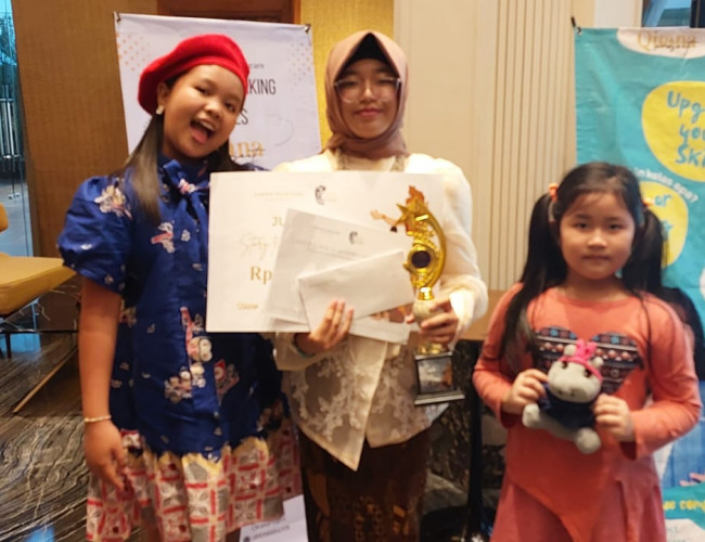 Fasha, Raih Juara 3 Indonesian Culture Story Telling Competition 2023