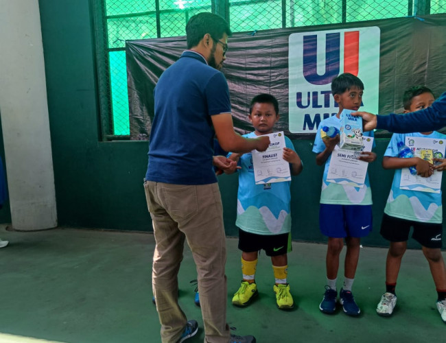 Akbar, Petenis SDN Sukabumi 2 Kota Probolinggo Juara Dua U-8 Boys Singles Ultra Milk Next Gen Cup 2024