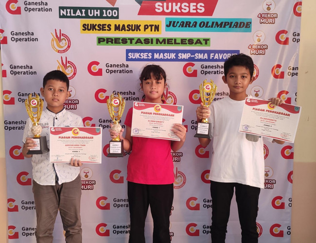 Juara Olympiade MIPA Bersama Lembaga Bimbel Ganesha Operation 2025