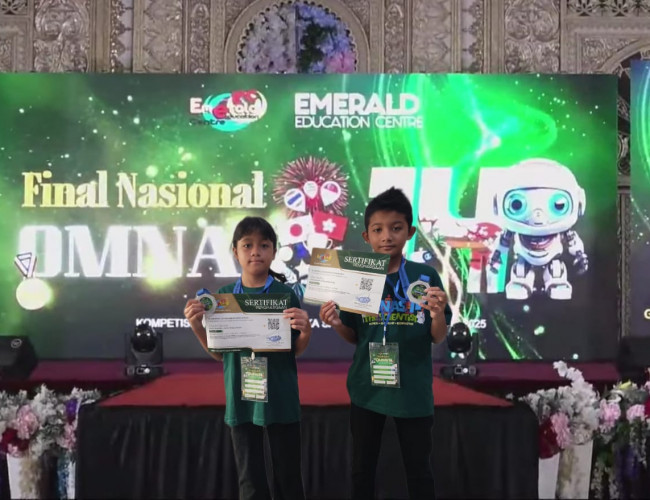 Tiga Siswa SDN Sukabumi 2 Raih Juara Pada Ajang Omnas ke-14 Tahun 2025