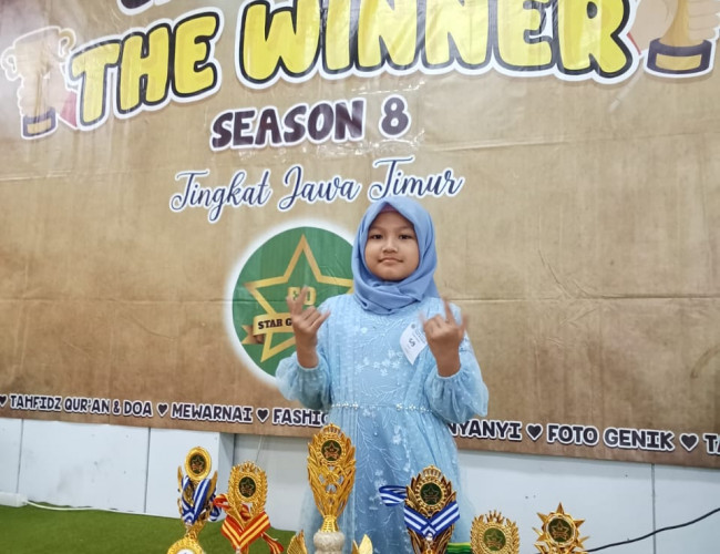 Callysta Akifa Fredella Maharani Sukses Menjuarai Festival Anak Gemilang Tahun 2025