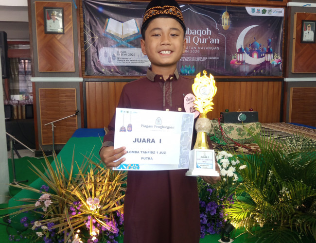 Prestasi Gemilang, Siswa SD Negeri Sukabumi 2 Ukir Juara di MTQ Tingkat Kecamatan 2026