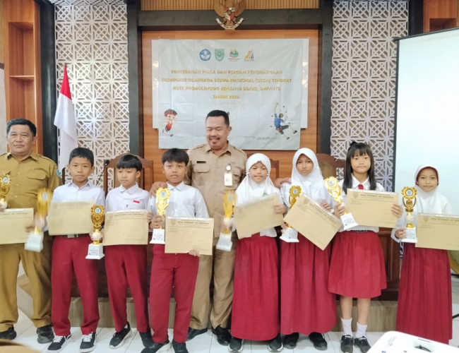 O2SN Tahun 2026, SDN Sukabumi 2 Kota Probolinggo Berhasil Boyong Dua Trophy 