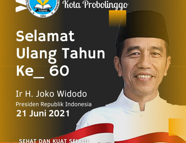 Happy Milad. Presiden Joko Widodo