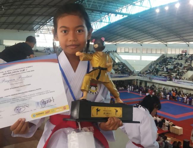 Atlet SDN Sukabumi 2 berjaya pada Festival & Open Tournament Karate “Atmajaya Cup 1” Piala Ketua Umum KONI Kota Malang 2023