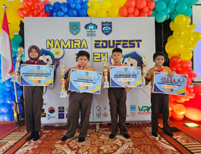 Siswa SDN Sukabumi 2, Sabet Juara Namira Edufest Competition 2023