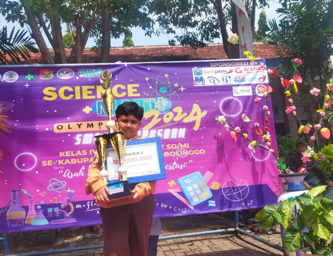 Keren! Fio Juara I Science-Math Olympiad SD 2024 se-Kabupaten/Kota Probolinggo