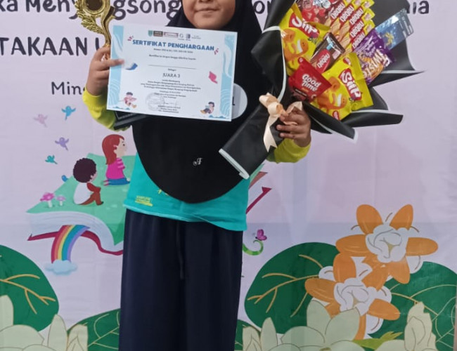Pandai Mendongeng, Siswi SDN Sukabumi 2 ini Sabet Juara Tingkat Kota Probolinggo