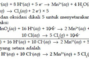 Cara Penyetaraan Reaksi Redoks Dengan Cara Setengah Reaksi