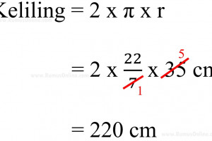 Rumus Keliling Lingkaran Dan Contoh Soalnya